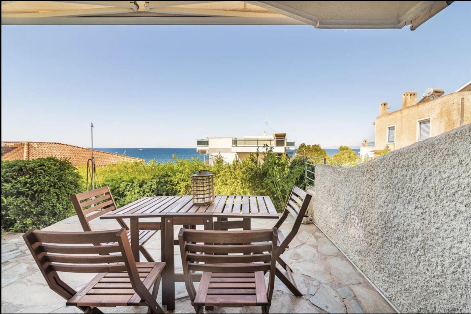 Traditional Seaview Maisonette Apartment Saronida